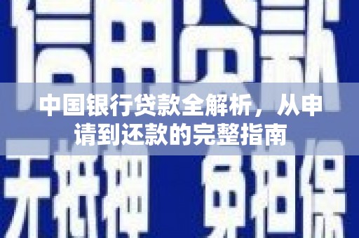 云和中国银行贷款全解析，从申请到还款的完整指南