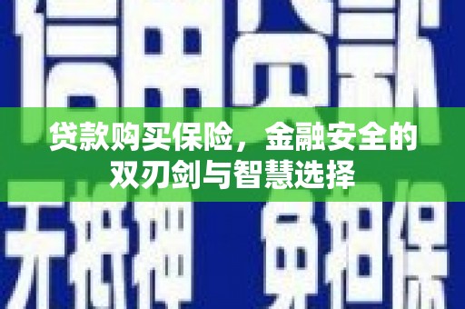 灵山贷款购买保险，金融安全的双刃剑与智慧选择