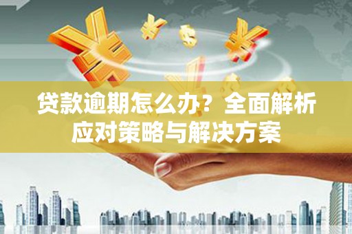 燕郊贷款逾期怎么办？全面解析应对策略与解决方案