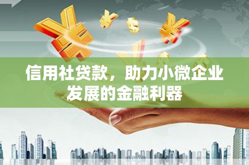 昔阳信用社贷款，助力小微企业发展的金融利器