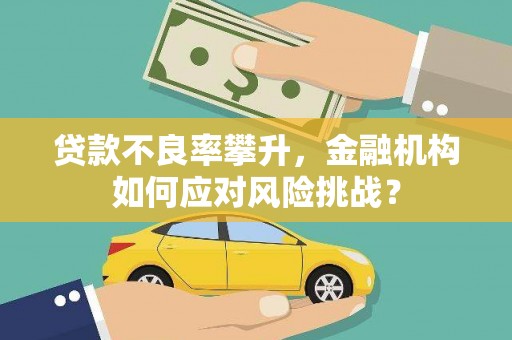 邵东贷款不良率攀升，金融机构如何应对风险挑战？