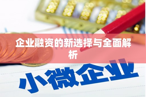 梧栖企业融资的新选择与全面解析